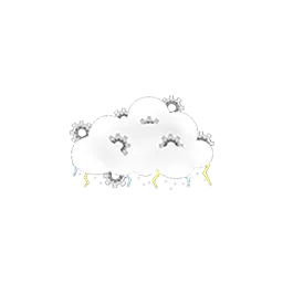 Gewitter im Code / Webdesign Logo